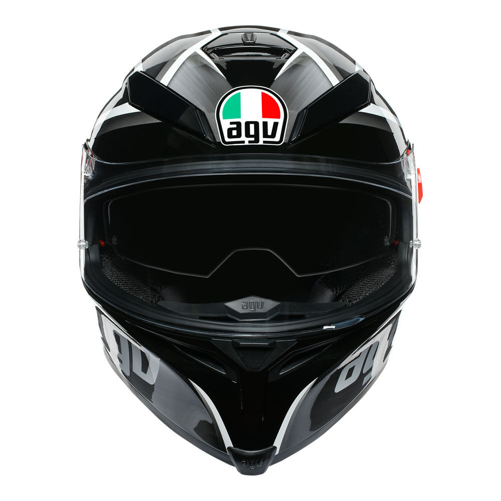 AGV K5S TEMPEST ブラック/シルバー L AGV K5S TEMPEST Black/Silver Helmet | eBay