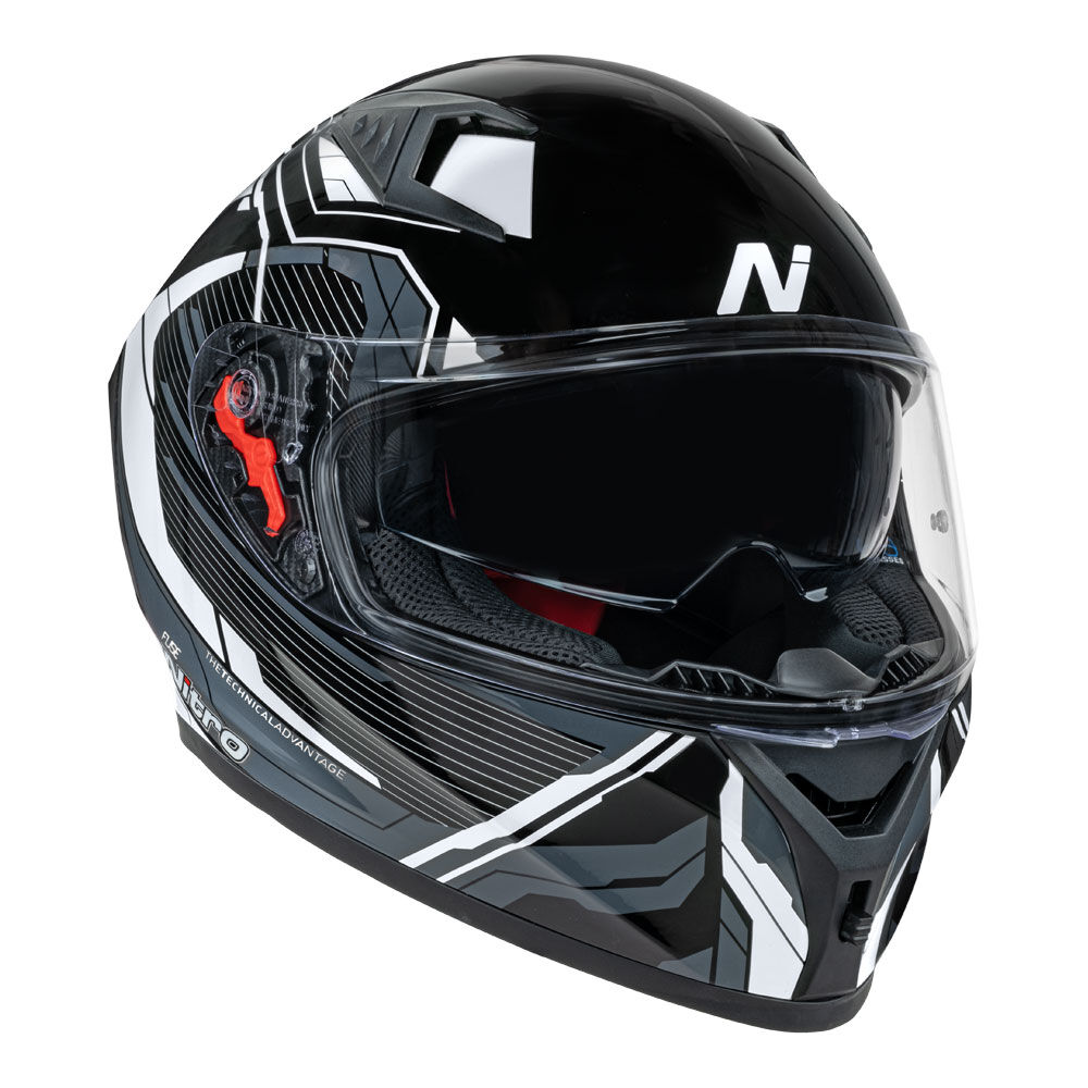 Nitro Helmet N501 Fuse DVS Gloss Grey/White/Black | eBay