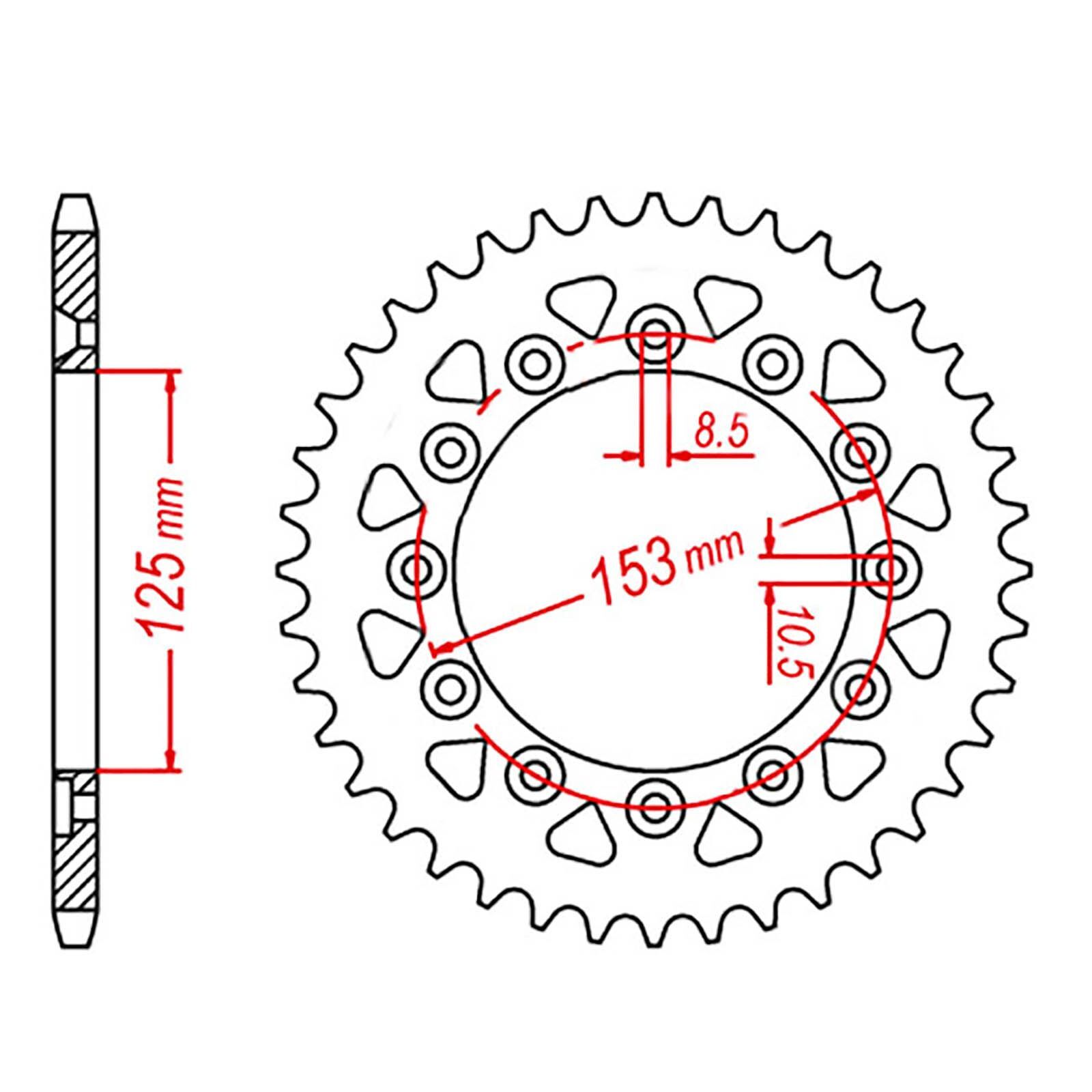 Crf450r rear sales sprocket
