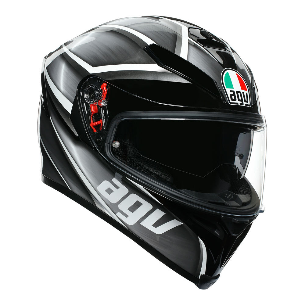 AGV K5Sヘルメット　BLACK/SILVER Lサイズ AGV K5S TEMPEST Black/Silver Helmet | eBay