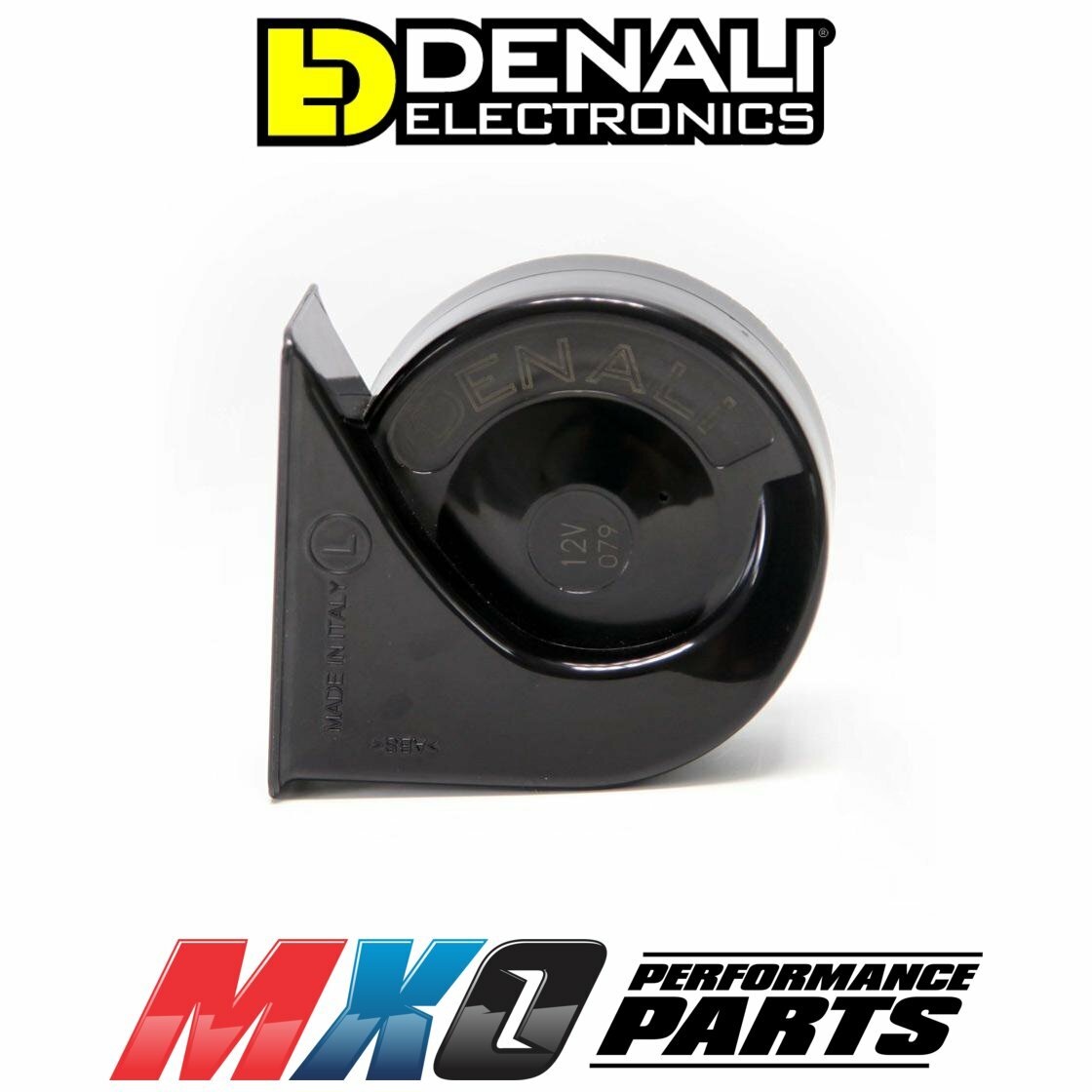 DENALI SoundBomb Mini Electromagn Low Tone Horn Motorcycle Car ATV 12V 113 dB