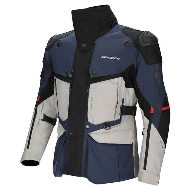 DriRider Jacket Vortex Adventure III Blu Light Grey Black