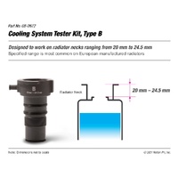 Motion Pro 08-080672 Cooling System Tester Adaptor Only - Type B