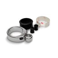 Motion Pro 08-110041 Cable Clamps, 1 1/4"-1 1/2" Single Throttle/Clutch, Chrome