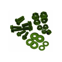 Motion Pro 08-321645 Bolt, Flange, M6xP1.0x45mm, Olive Green, PK-10