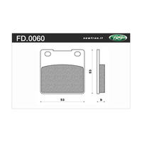 Newfren Front Brake Pads for Suzuki GS250FW 1983-1986 >Tour Organic