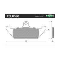 Newfren Front Brake Pads for Cagiva 650 ELEFANT 1985-1988 >Tour Organic