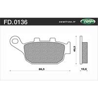 Newfren Rear Brake Pads for Buell S1 LIGHTNING 1998-1999 >Tour Organic