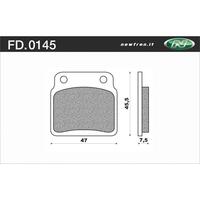 Newfren Rear Brake Pads for Kawasaki KSF400 2003-2006 >ATV Organic