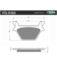 Newfren 1-FD0150-SH Brake Pads HD Sintered