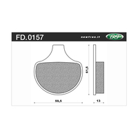 Newfren 1-FD0157-BH Brake Pads HD Organic