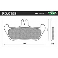 Newfren 1-FD0158-BT Brake Pads Tour Organic