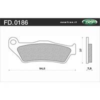 Newfren Rear Brake Pads for KTM 950 SUPERMOTO 2005-2007 >Off Road Organic