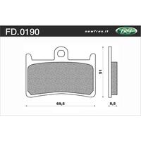 Newfren 1-FD0190-TS Brake Pads Tour Sintered