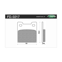 Newfren Rear Brake Pads for Suzuki RF900R 1994-1995 >Tour Organic