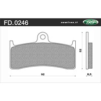 Newfren 1-FD0246-SH Brake Pads HD Sintered