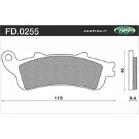 Newfren Front Brake Pads for Honda FJS600 SILVERWING 2002-2006 >Tour Organic