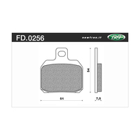 Newfren Front Brake Pads for Piaggio/Vespa BEVERLY 500 2004-2005 >Tour Organic