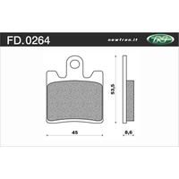 Newfren 1-FD0264-TS Brake Pads Tour Sintered
