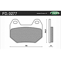 Newfren 1-FD0277-TS Brake Pads Tour Sintered