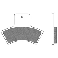 Newfren Rear Brake Pads for Polaris 325 MAGNUM 2X4 2000-2001 >ATV Sintered