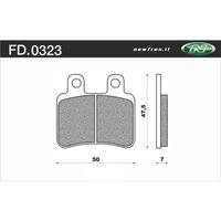 Newfren Front Brake Pads for Italjet 150 MILLENNIUM 2002-2003 >Organic