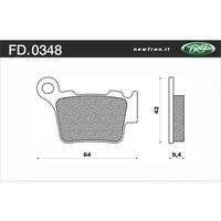 Newfren Rear Brake Pads for Husaberg FE390 2009-2012 >Dirt Race Sintered