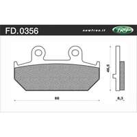 Newfren Rear Brake Pads for Suzuki AN400 BURGMAN 2007-2020 >Organic