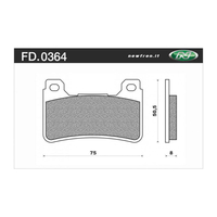 Newfren Front Brake Pads for Honda VFR800FI 2014-2019 >Tour Sintered