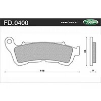 Newfren Front Brake Pads for Honda NSS250 FORZA 2005-2008 >Elite Sintered