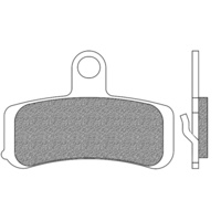 Newfren Front Brake Pads for Harley 1584 FXDC SUPER GL CUSTOM 2008-2010 >HD Sint