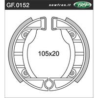 Newfren Front Brake Shoes for Piaggio/Vespa CIAO 50 1977-2002