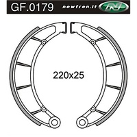 Newfren Front Brake Shoes for Moto Guzzi V750 SPORT 1972-1974