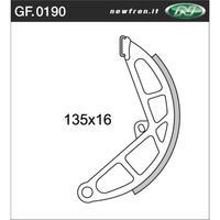 Newfren Rear Brake Shoes for Piaggio/Vespa SI50 1979-1997