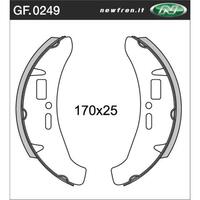 Newfren Front Brake Shoes for Honda XR500R 1983