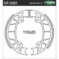 Newfren Rear Brake Shoes for Piaggio/Vespa ET4 125 1996-2004