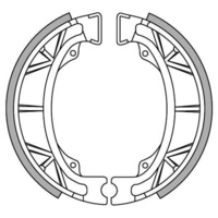 Newfren Rear Brake Shoes for Cam Am DS50 2002-2008