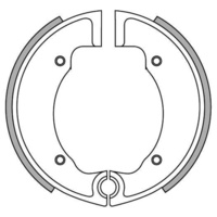 Newfren Rear Brake Shoes for BSA 125 BANTAM D7 1948-1970