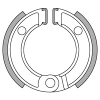 Newfren Front Brake Shoes for Honda QR50 1983-1998