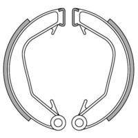 Newfren Rear Brake Shoes for Norton 750 COMMANDO 1968-1970