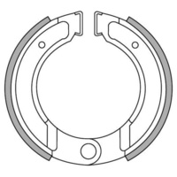 Newfren Front Brake Shoes for KTM 125 GS ENDURO 1980-1982