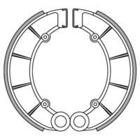 Newfren Rear Brake Shoes for Honda CB500F 4 CYL 1972-1977