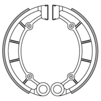 Newfren Rear Brake Shoes for Kawasaki KVF300 2WD 1999-2002