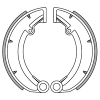 Newfren Rear Brake Shoes for MZ ETZ250 1982-1992