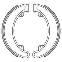 Newfren Rear Brake Shoes for Honda CB400F 4 CYL 1975-1979