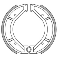 Newfren Front Brake Shoes for Ossa 350 TRAIL 1980