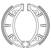 Newfren Rear Brake Shoes for Montesa 123 COTA 1981-1984