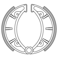 Newfren Front Brake Shoes for Ossa 350 TRAIL 1981
