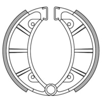 Newfren Rear Brake Shoes for Ossa 250 TRAIL 1981