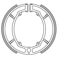 Newfren Front Brake Shoes for Suzuki RM250 1980